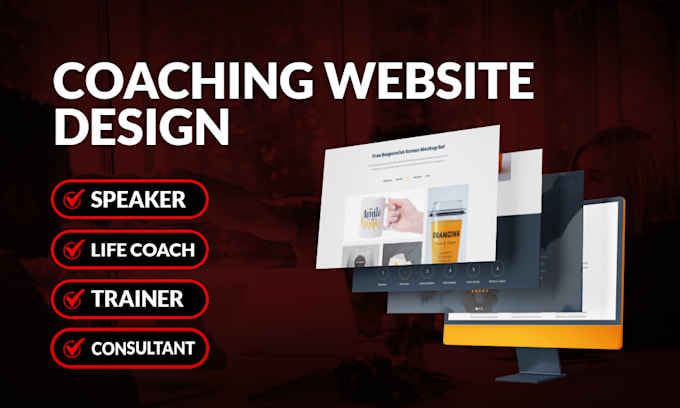 design coaching website for trainers, speakers or consultants