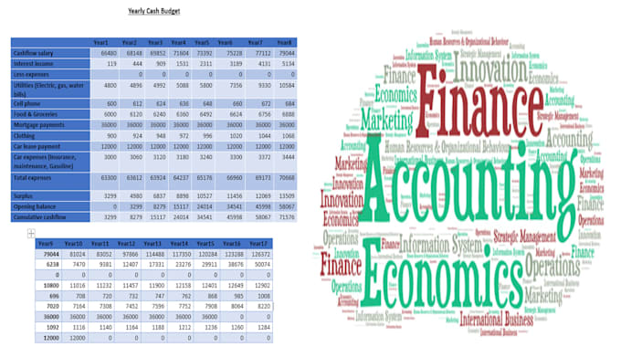 assist in economics, finance and accounting tasks