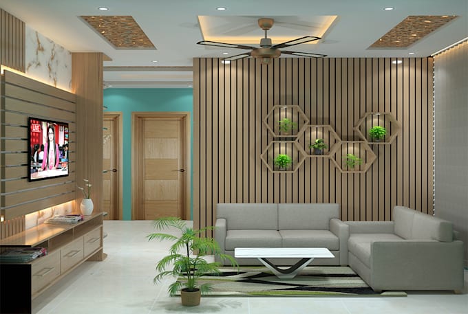 design interior and render realistic 3d image
