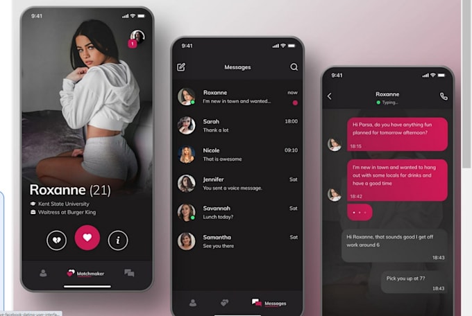 create a real chat app for you that functions exactly like dating app,clone app