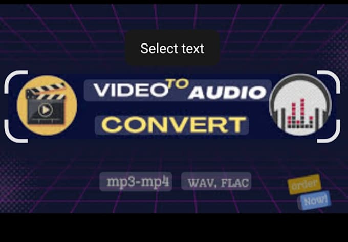 convert any video file into audio