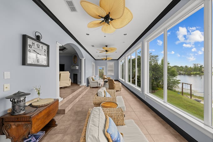 do professional real estate photo editing hdr