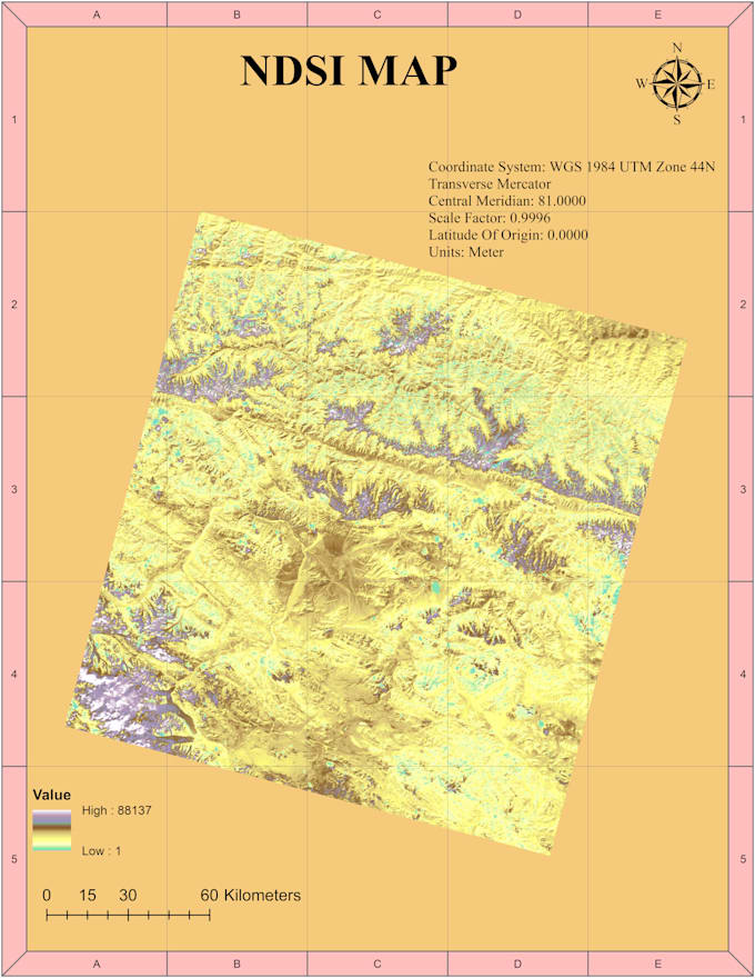 make different normalized indexes such as ndvi, ndsi, ndbi