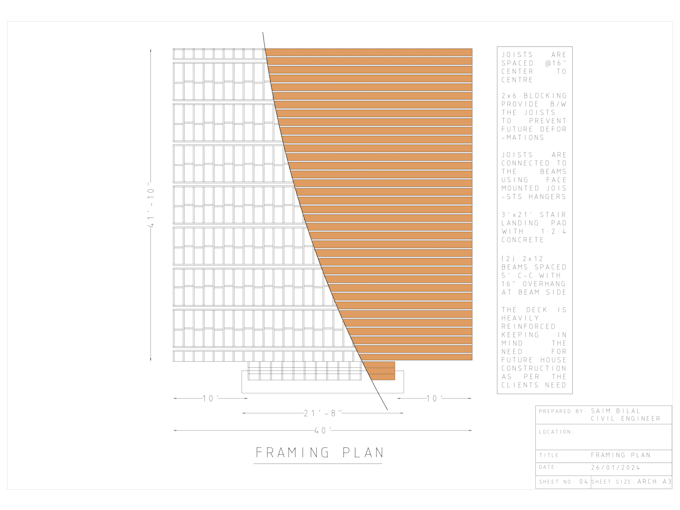 design professional deck drawings for city permit