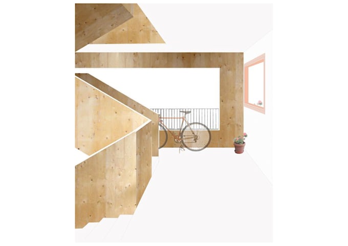 create architectural collage style render using photoshop