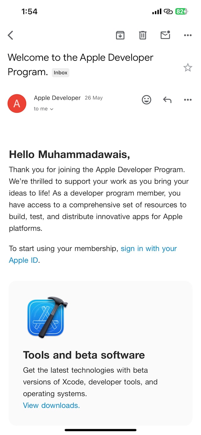 Create Apple Developer