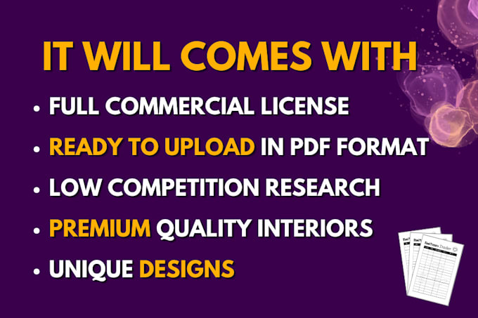 create ready to publish low content KDP package