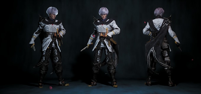 model 3d character for games and film