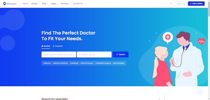 develop a feature rich directory website with directorist
