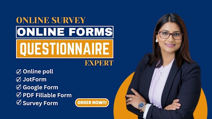 Create online survey, jotform, questionnaire quiz, cognito, typeform ...