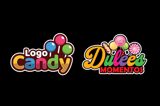 design candy, chocolate, bakery and food logo