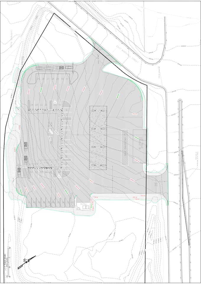 do parking lot, site layout plan, driveway in civil 3d