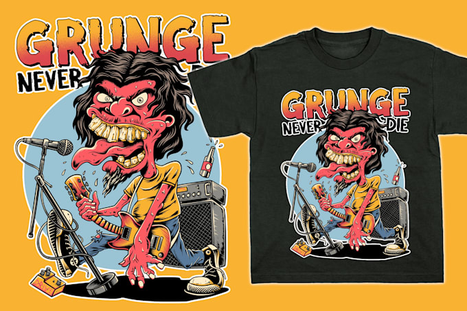 draw custom illustration for t shirt
