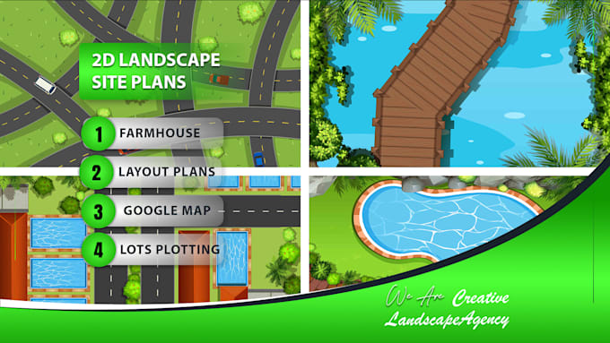 do detailed 2d landscape site plan, home plan, urban or farm plans, lot plotting