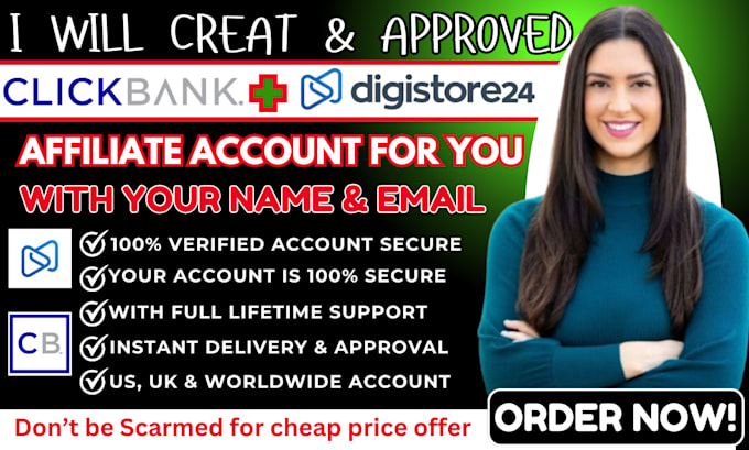 create verified clickbank account digistore24 jvzoo, affiliate marketing