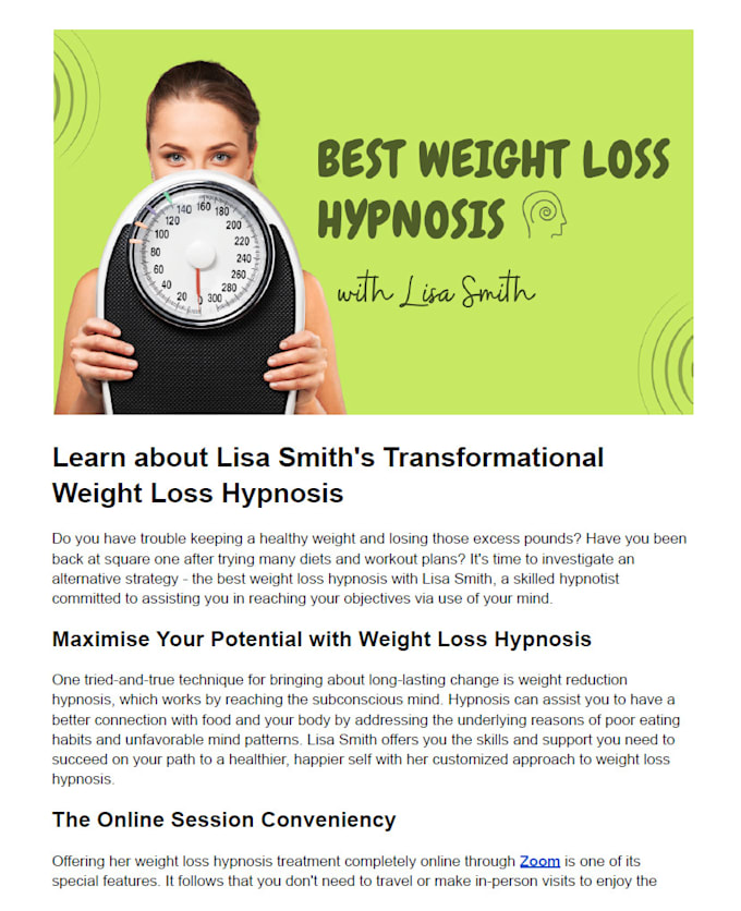 write a blog post or an article on hypnotherapy and hypnosis