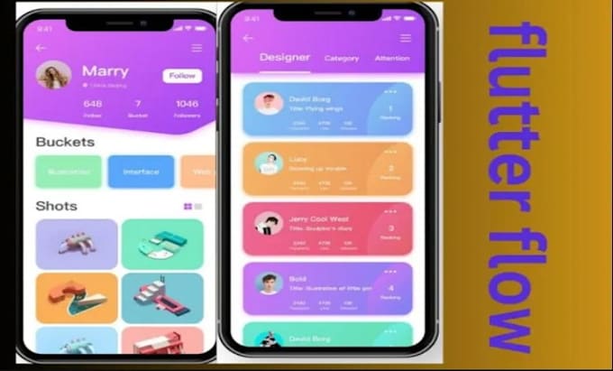 do flutterflow app, flow design developer, frontend and backend flutter flow