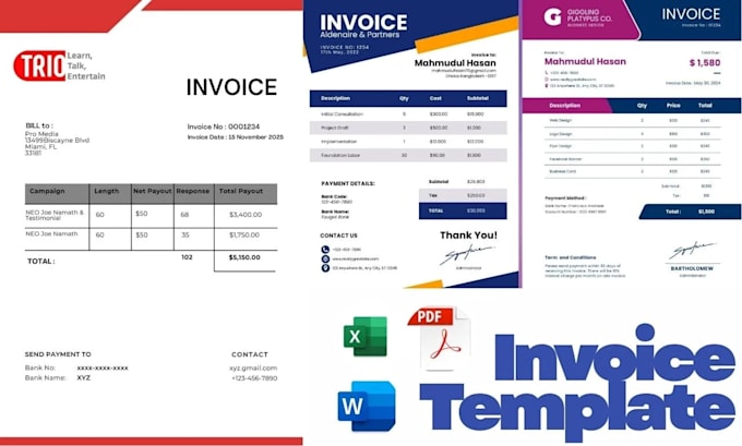making invoice template for your business
