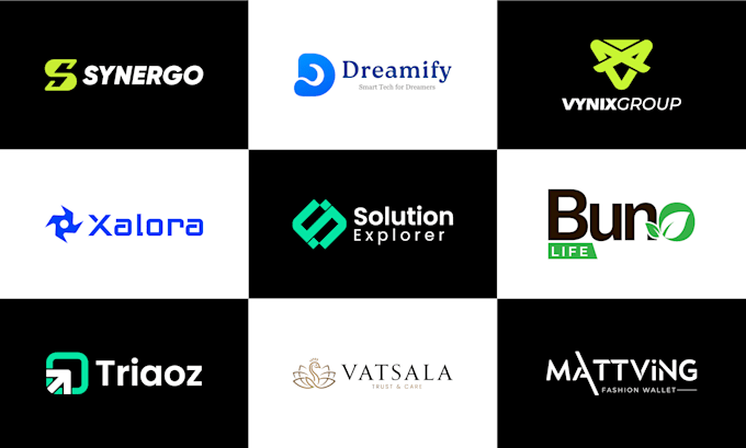 do creative modern, website logo design and brand identity