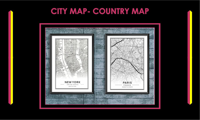 design vector map, event map, real estate map, city map design