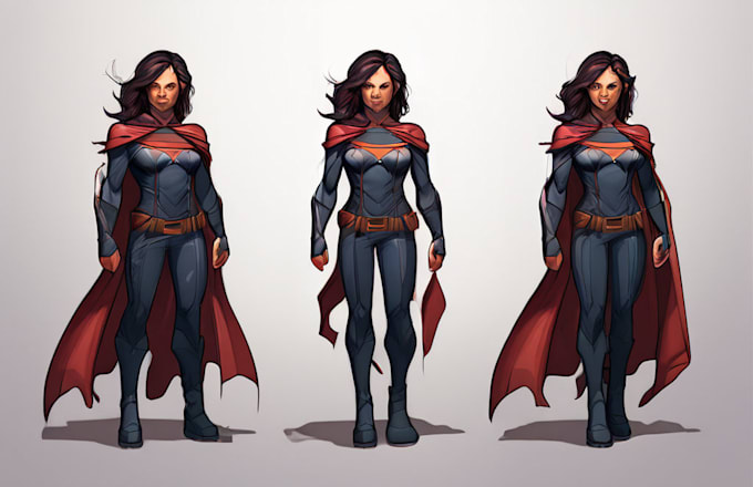 draw your superhero character design