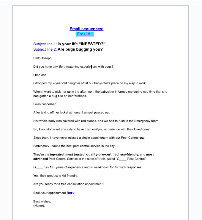 do high converting sales copywriting for sales copy and landing page copy