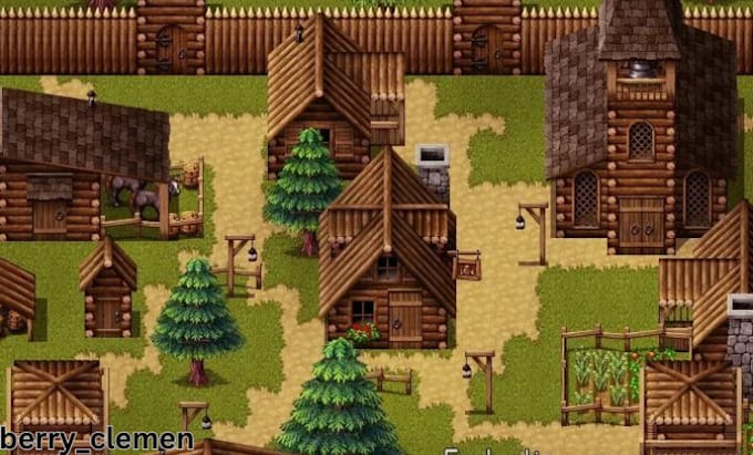 Develop in game map for your rpg maker game