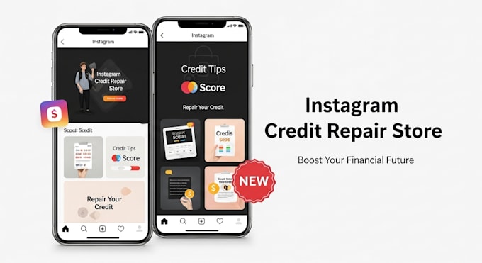 setup stan store, design course upload stan store, instagram credit repair store