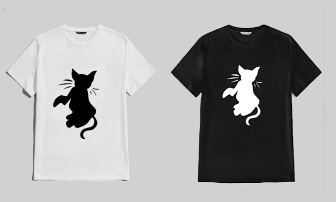 create silhouette t shirt designs for clothing brands