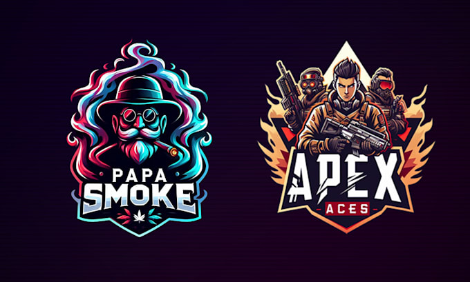 design twitch youtube gaming mascot logo