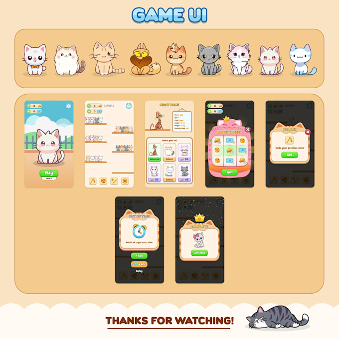 create 2d UI UX design, icon for your game and mobile app