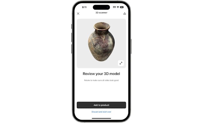 create glb 3d models for shopify and ar