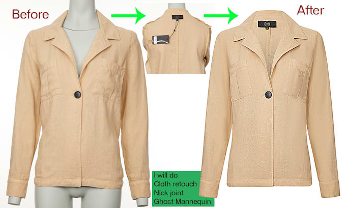 cloth retouching service by photoshop