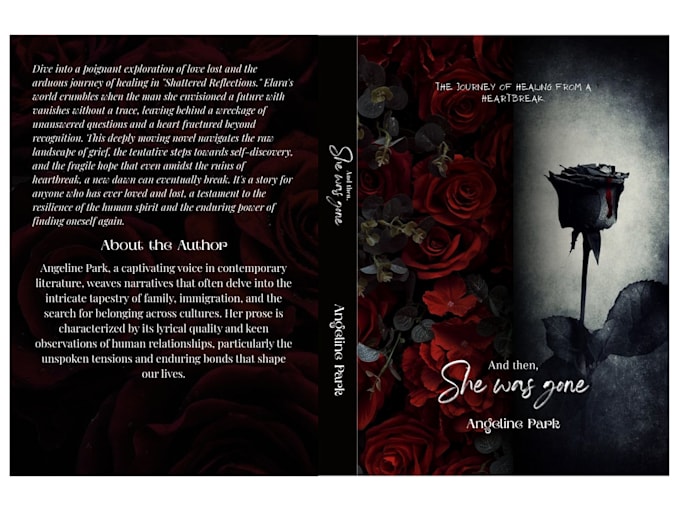 create back cover and spine for book