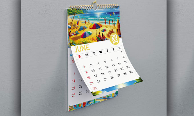 design a custom wall calendar, desk calendar or planner
