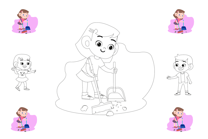 convert your photos into coloring book pages