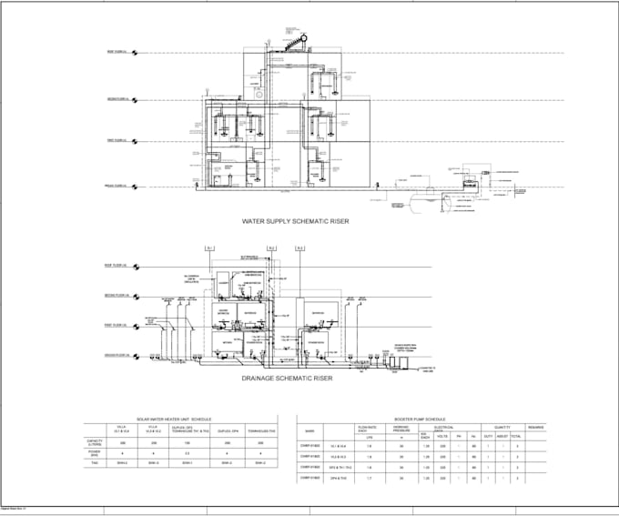 do autocad shopdrawing for mep, drainage, and fire fighting
