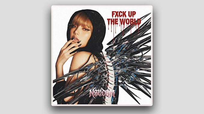 create stunning edm music single or album cover for spotify