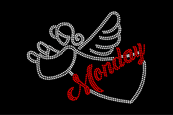 do awesome rhinestone template for you