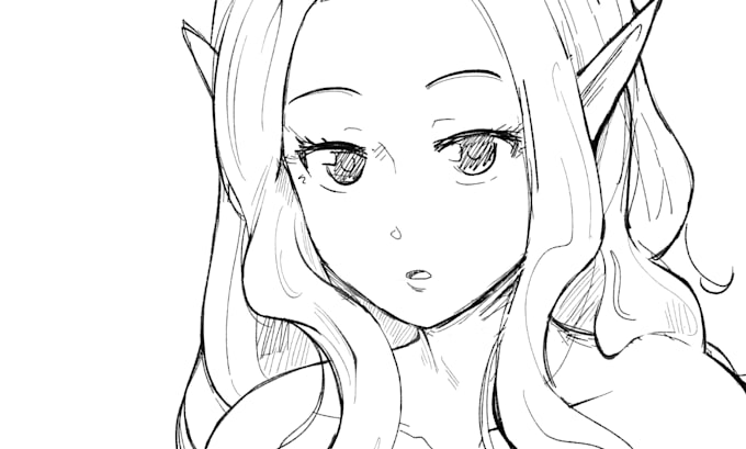 draw anime nsfw sfw sketch