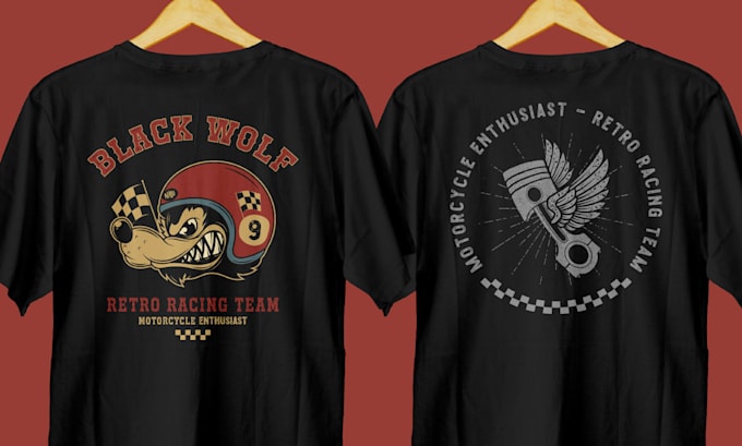 create vintage art for tshirts or hoodies for you