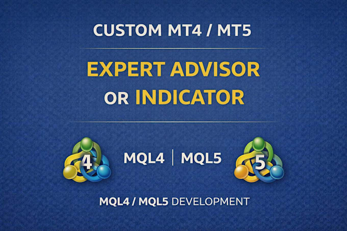 code a custom strategy on mt4, mt5 expert advisor or indicator using mql4, mql5