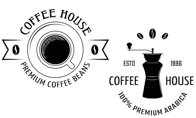 do coffee , cafe , and  bar logo