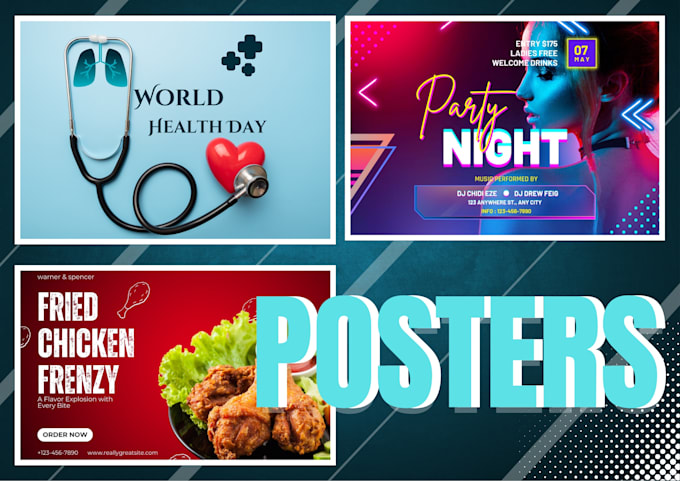 design professional flyers, posters, video ads using canva pro