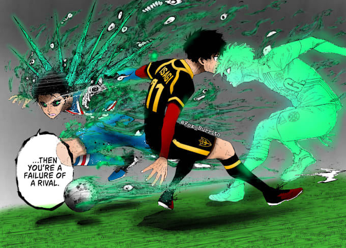 color a manga panel for you