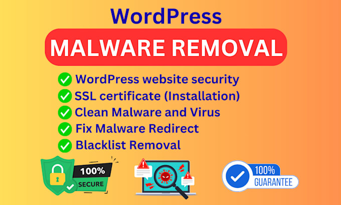 fix hacked wordpress website, remove malware and secure site