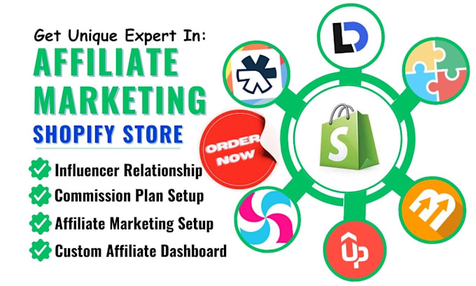 setup shopify affiliate marketing bixgrow uppromote goaffro candy referrly