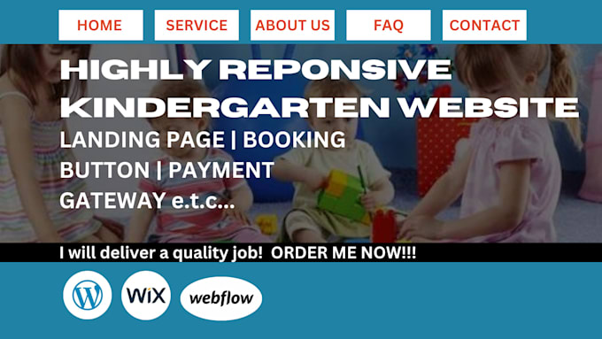 do kindergarten website daycare website preschool website childcare website