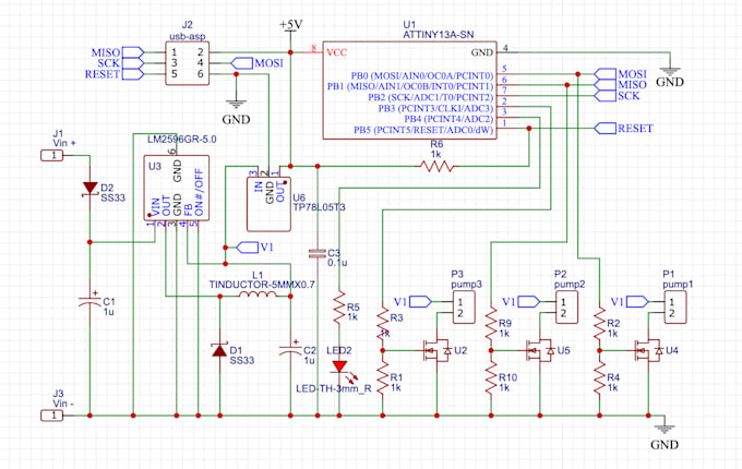 do circuit layout design and pcb design using easyeda