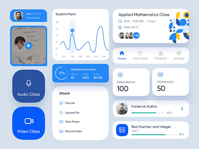 develop student classroom teacher app and software